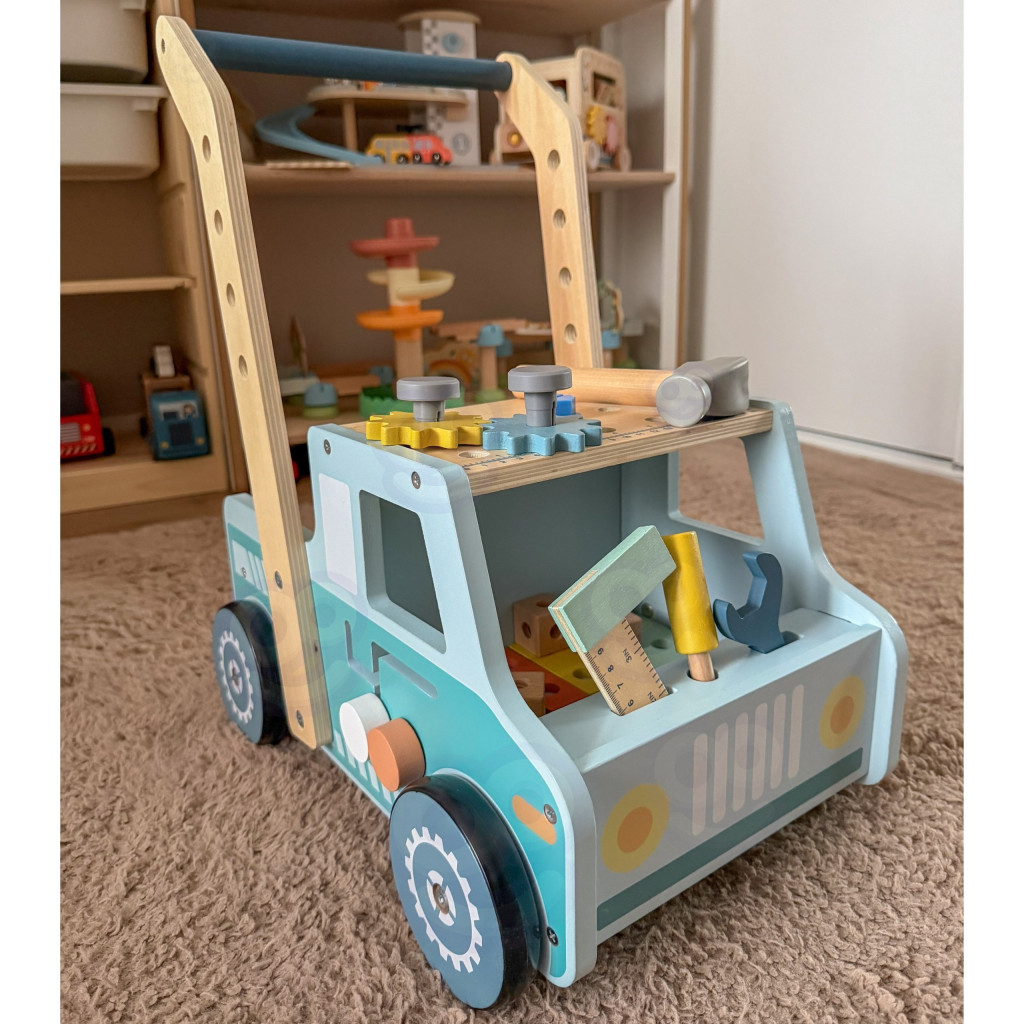 TOOKY JÁTÉK Fa Walker autós mini STEM műhely