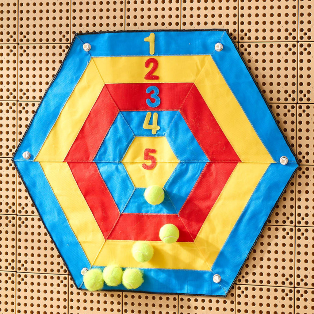 MASTERKIDZ STEM hatszögletű számos céltábla