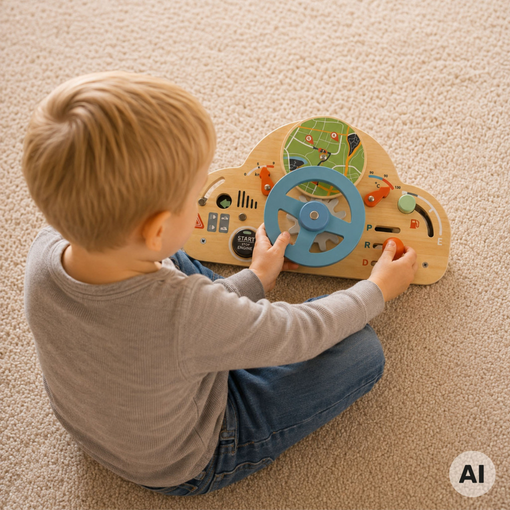 TOOKY TOY fa oktatási kormánykerék 3+