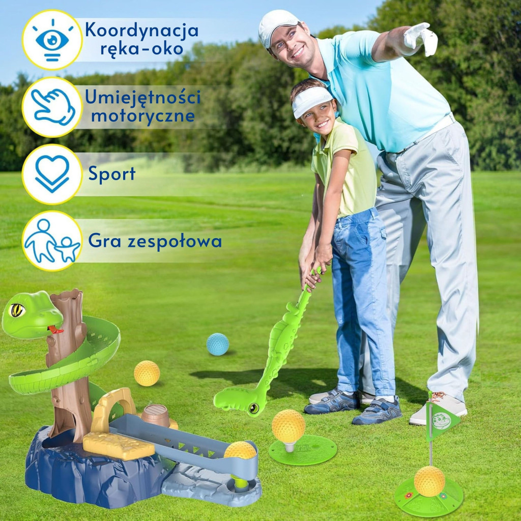 WOOPIE SNAKE GOLF minigolf ügyességi játék