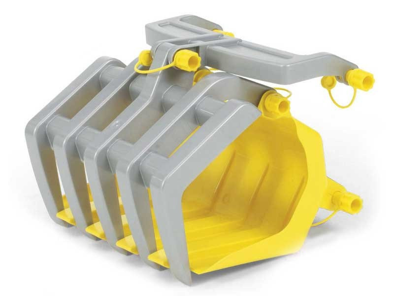 Rolly Toys traktorkanál faanyag-rakodó markolóval