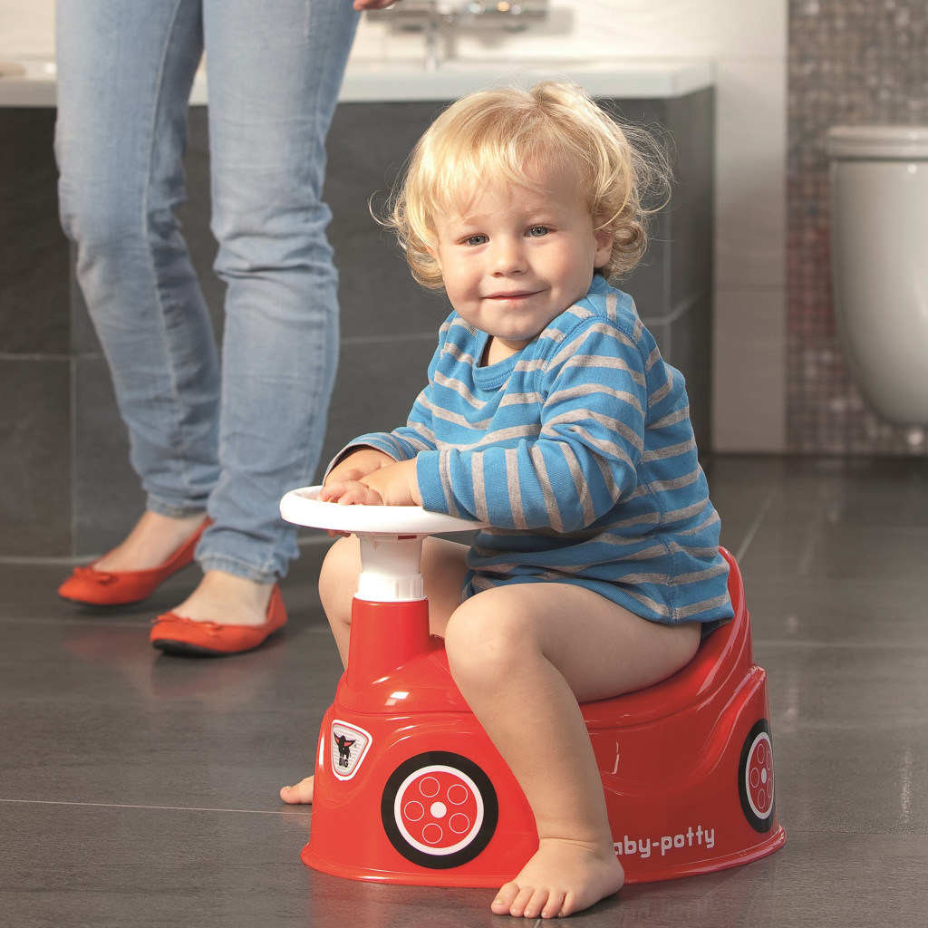 BIG Bobby Car autós bili levehető kormánnyal és dudával – piros