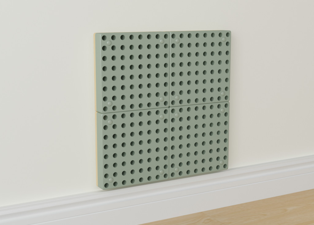 MASTERKIDZ kültéri STEM tudományos falpanel + rögzítőpanel, 40 × 40 cm