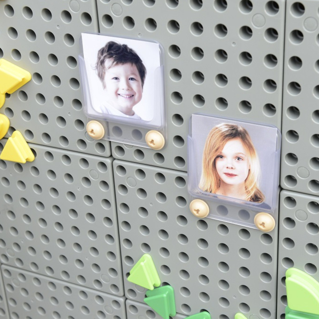 MASTERKIDZ átlátszó fotó- és kártyatartó zseb, 6 db
