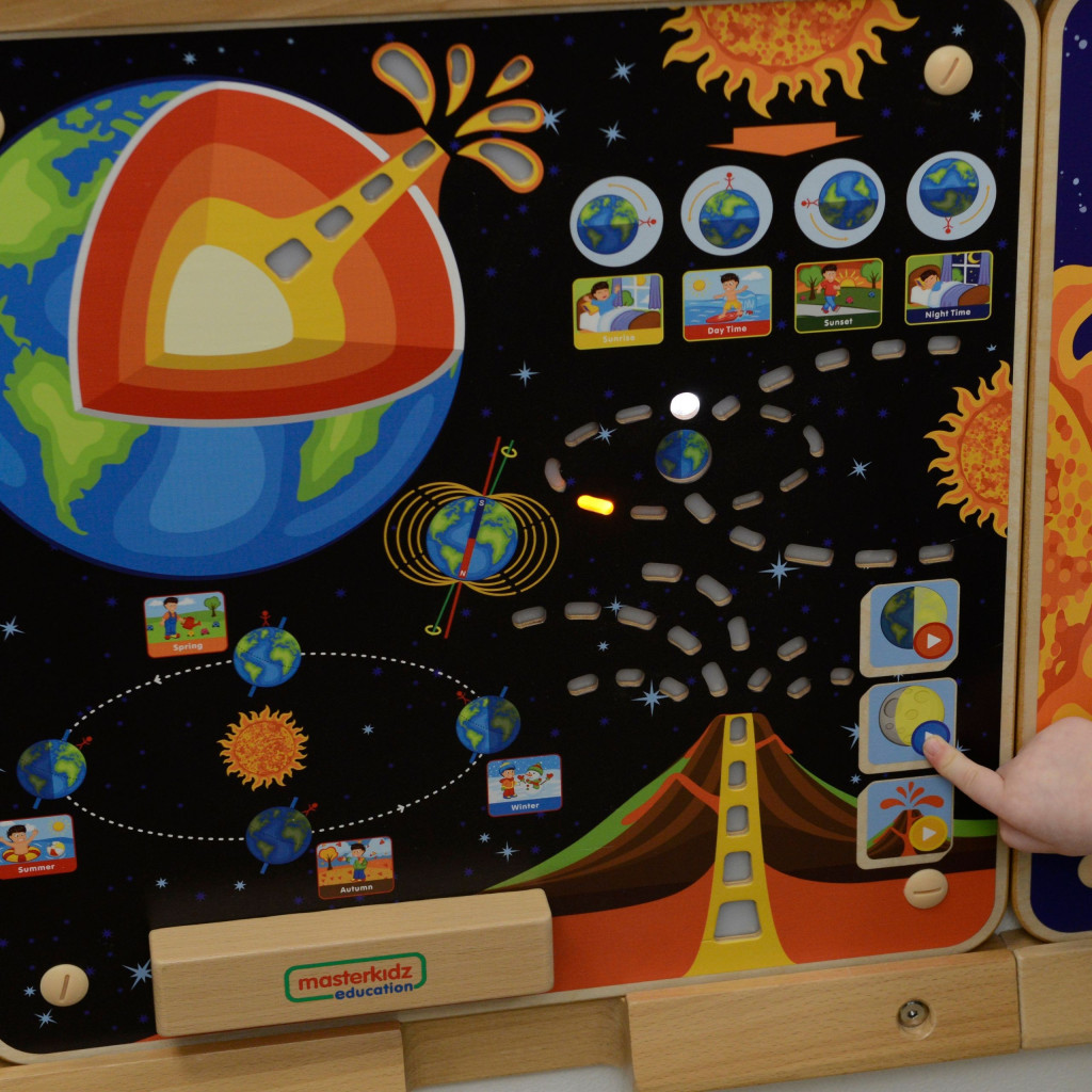 MASTERKIDZ Montessori Föld oktatótábla