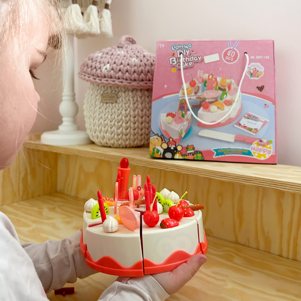WOOPIE Születésnapi torta gyertyák vágásához Gyümölcsök 40 db.