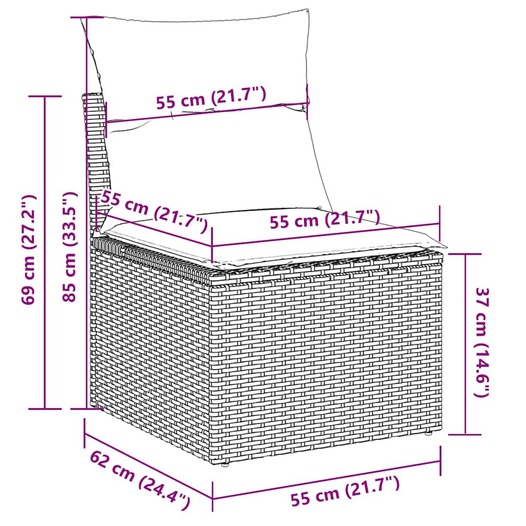 7 darabos birkanyíró szett 550 W