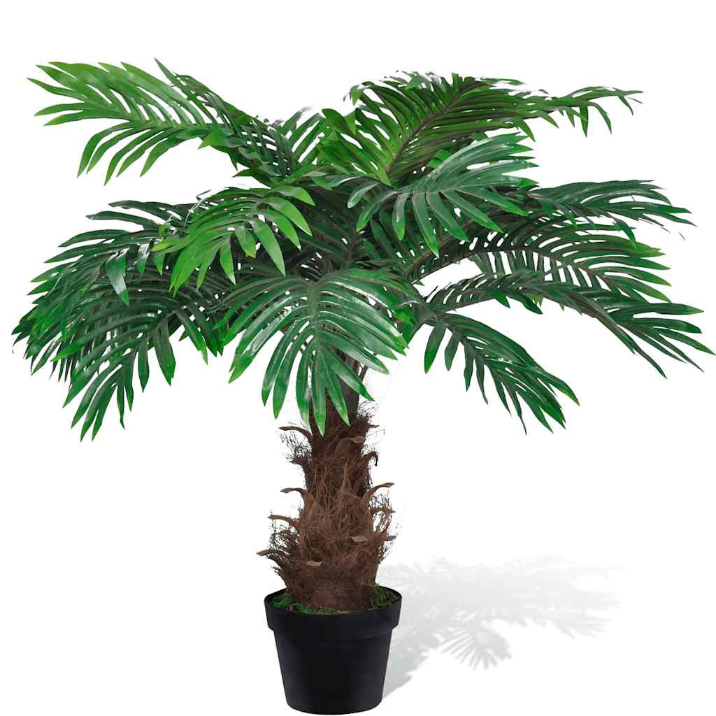Élethű mű cikász pálmafa 80 cm-es cseréppel