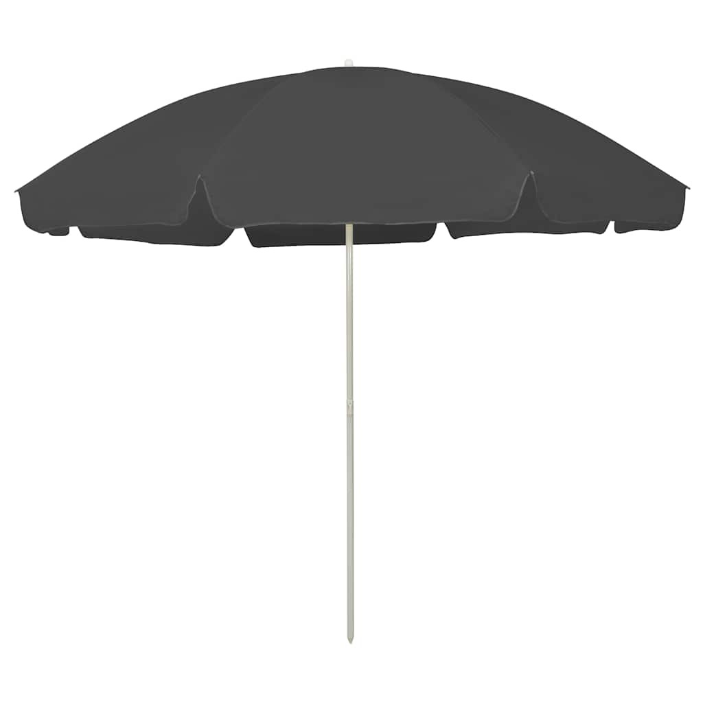 Antracitszürke strandnapernyő 300 cm