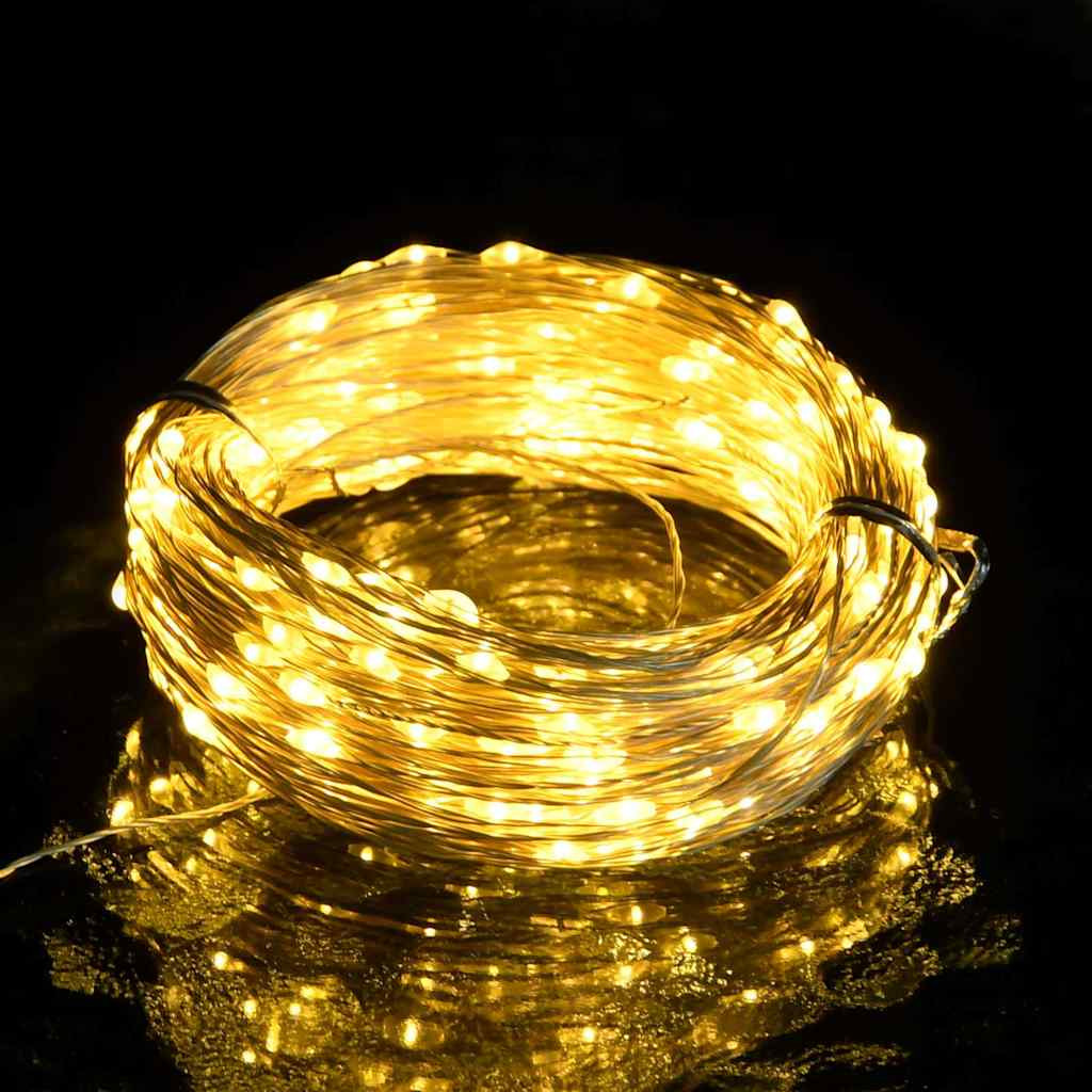 Meleg fehér fényű LED-szalag 300 LED-el 30 m