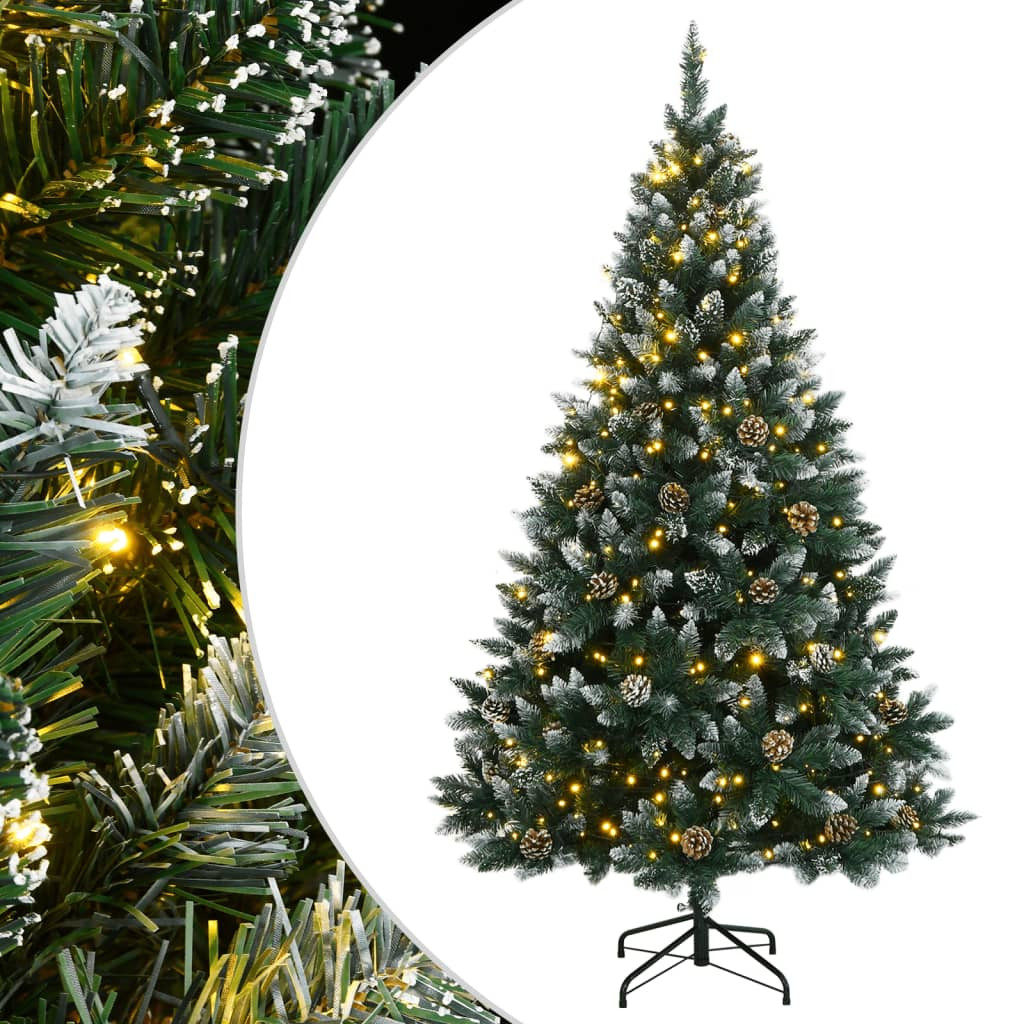 Műkarácsonyfa 300 LED-del 210 cm