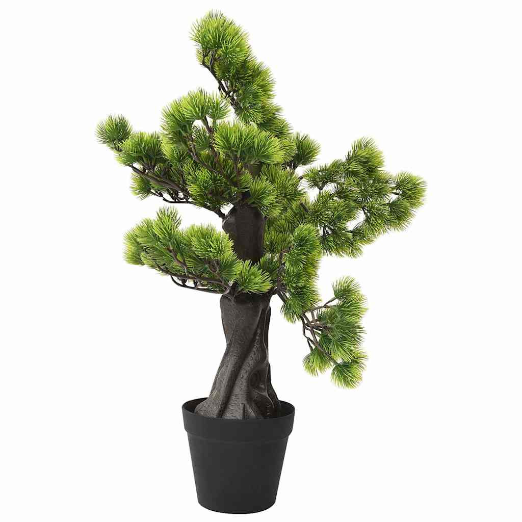 Zöld cserepes mű fenyőbonsai 60 cm