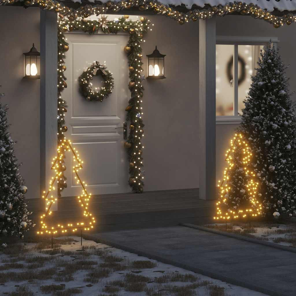 Karácsonyi fa fénydekoráció 115 LED 90 cm