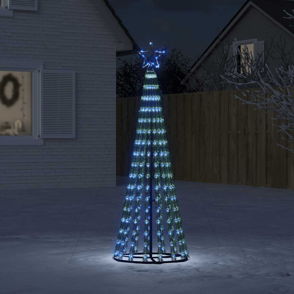 Kék LED karácsonyfa 275 LED 180 cm