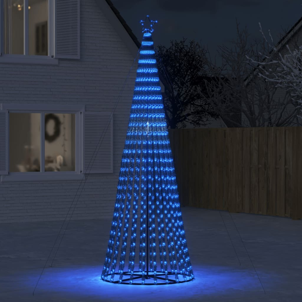 Kék LED karácsonyfa 688 LED 300 cm
