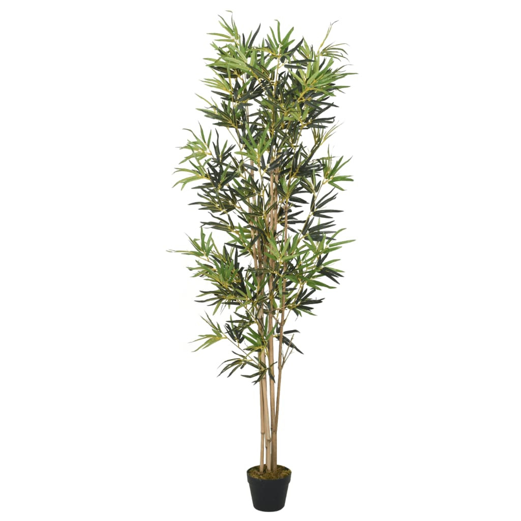 Zöld mű bambuszfa 1104 levéllel 180 cm