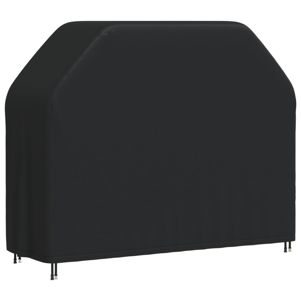 Fekete 420D oxford szövet grillsütőhuzat 162x61x122 cm