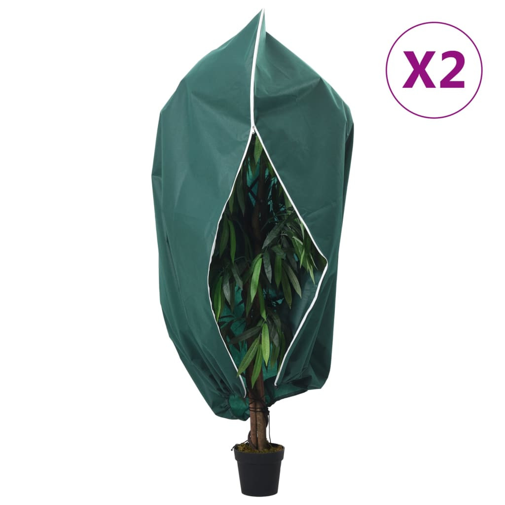 2 db növényvédő huzat cipzárral 70 g/m² 1,2x1,8 m