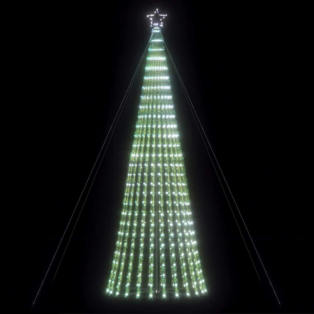 Hideg fehér LED karácsonyfa 1028 LED 403 cm
