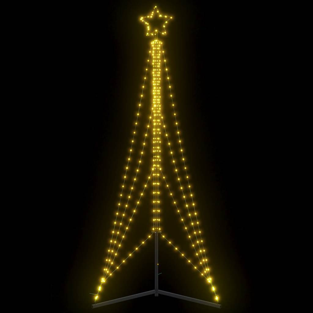 Meleg fehér LED karácsonyfa 483 LED 240 cm