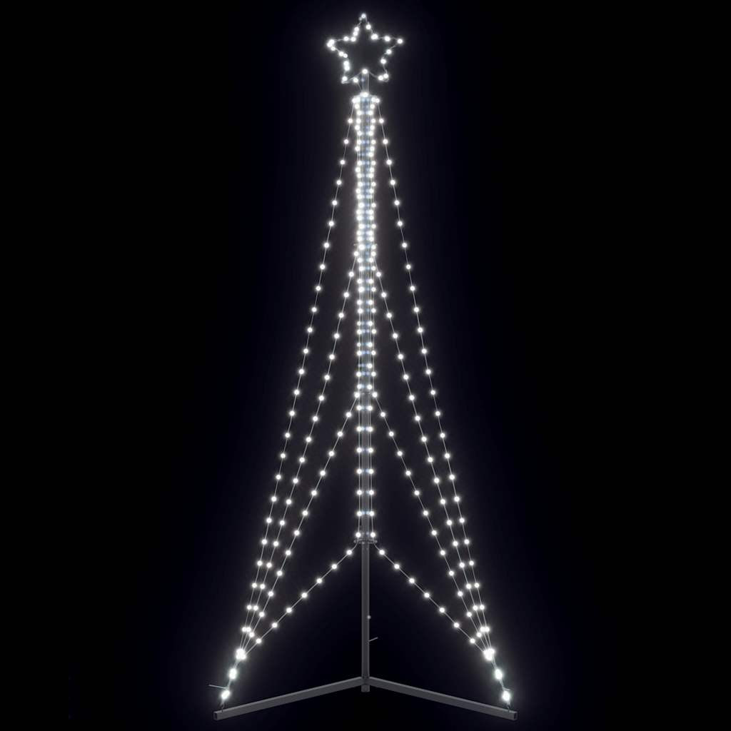 Hideg fehér LED karácsonyfa 483 LED 240 cm