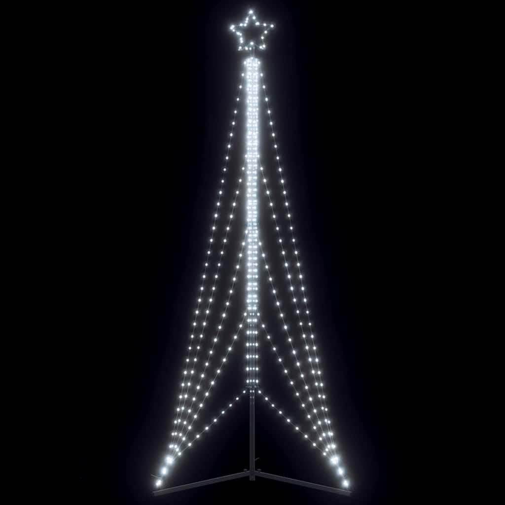 Hideg fehér LED karácsonyfa 525 LED 302 cm