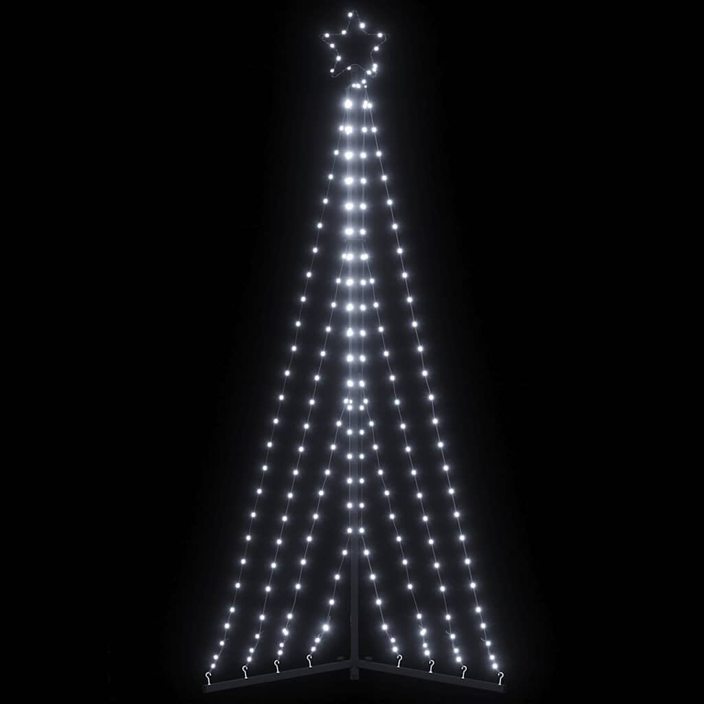 Hideg fehér LED karácsonyfa 339 LED 187 cm