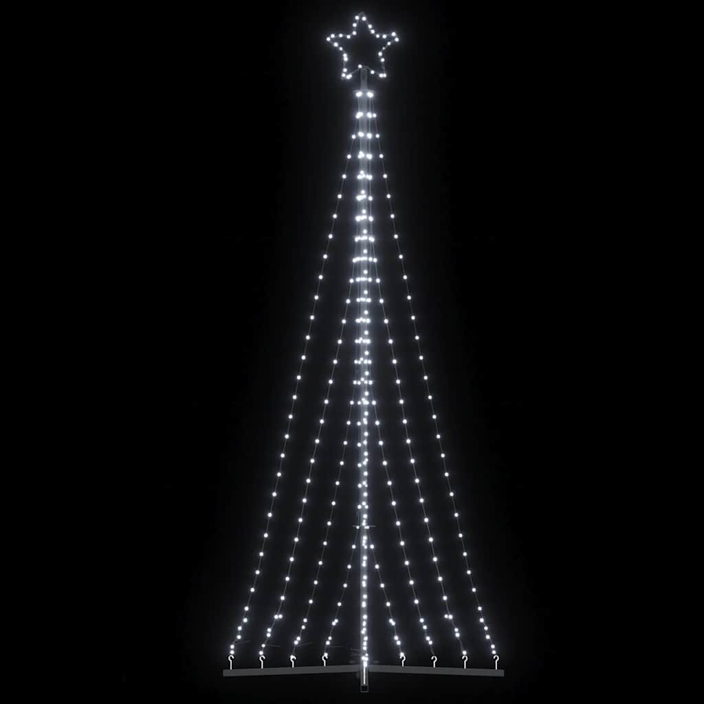 Hideg fehér LED karácsonyfa 447 LED 250 cm