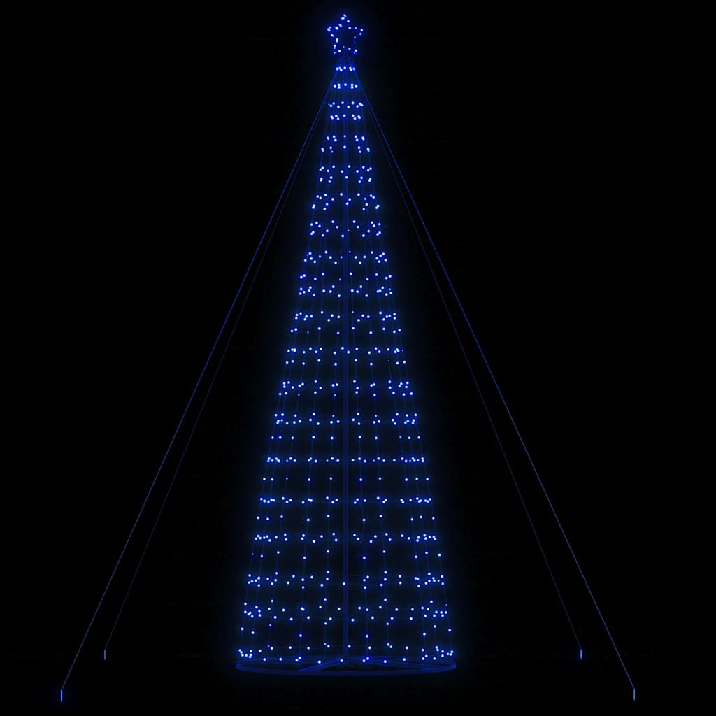 Kék LED karácsonyfa 1534 LED 500 cm