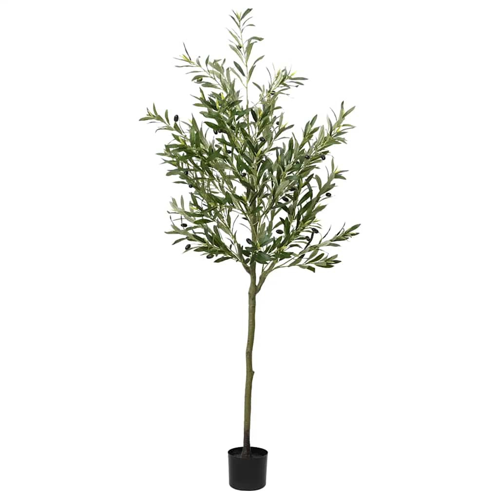 Zöld mesterséges olajfa 700 levél 165 cm
