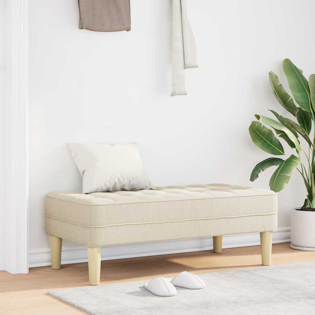 Pad párnával Vászon 113 x 57 x 39 cm szövet