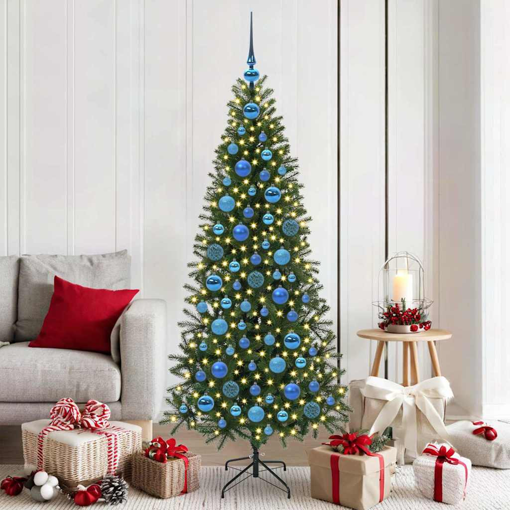 Karácsonyi Díszgömb Készlet 120 db 300 LED Meleg fehér Ø 6 cm