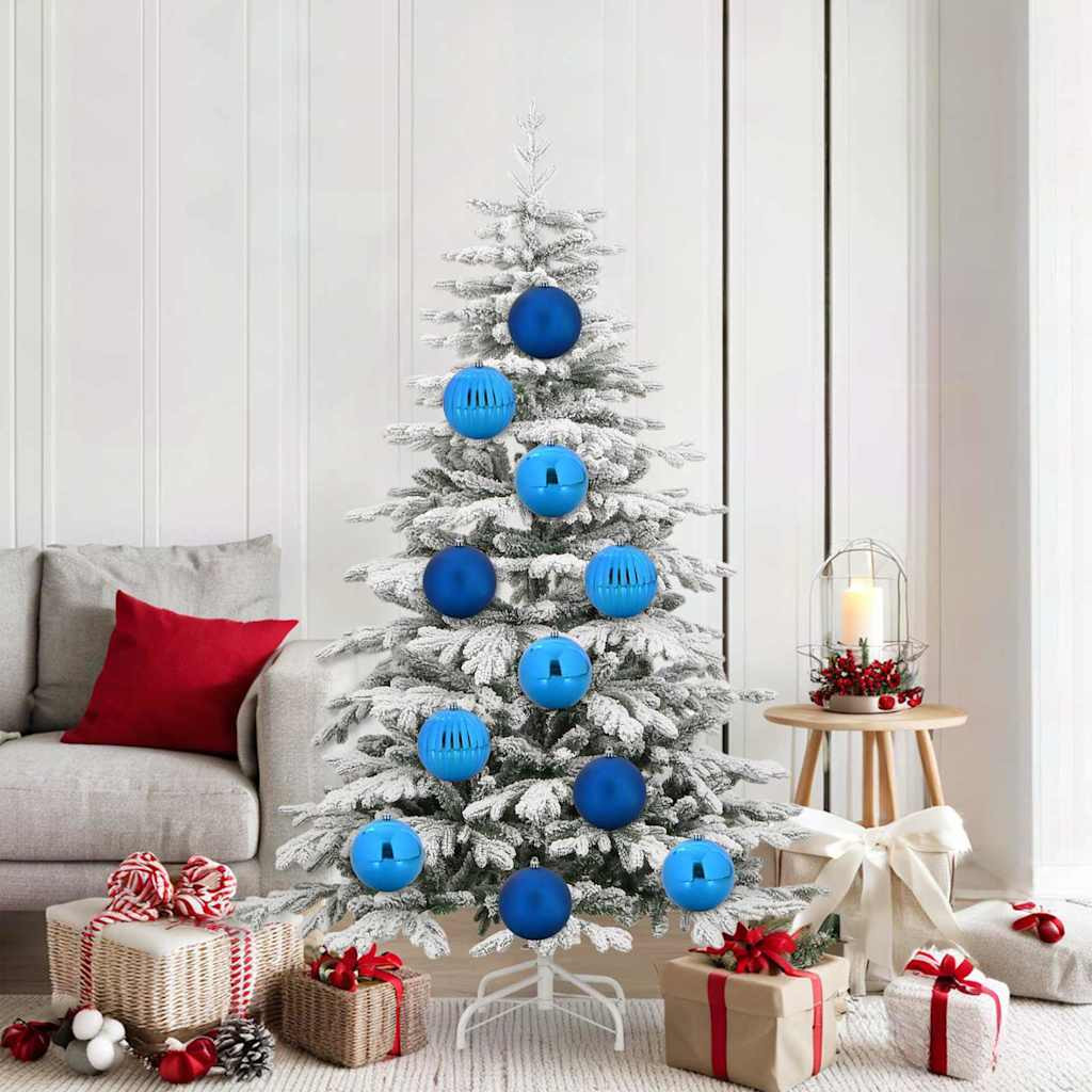 Karácsonyi Díszszett XL 9 db Kék Ø 15 cm Műanyag