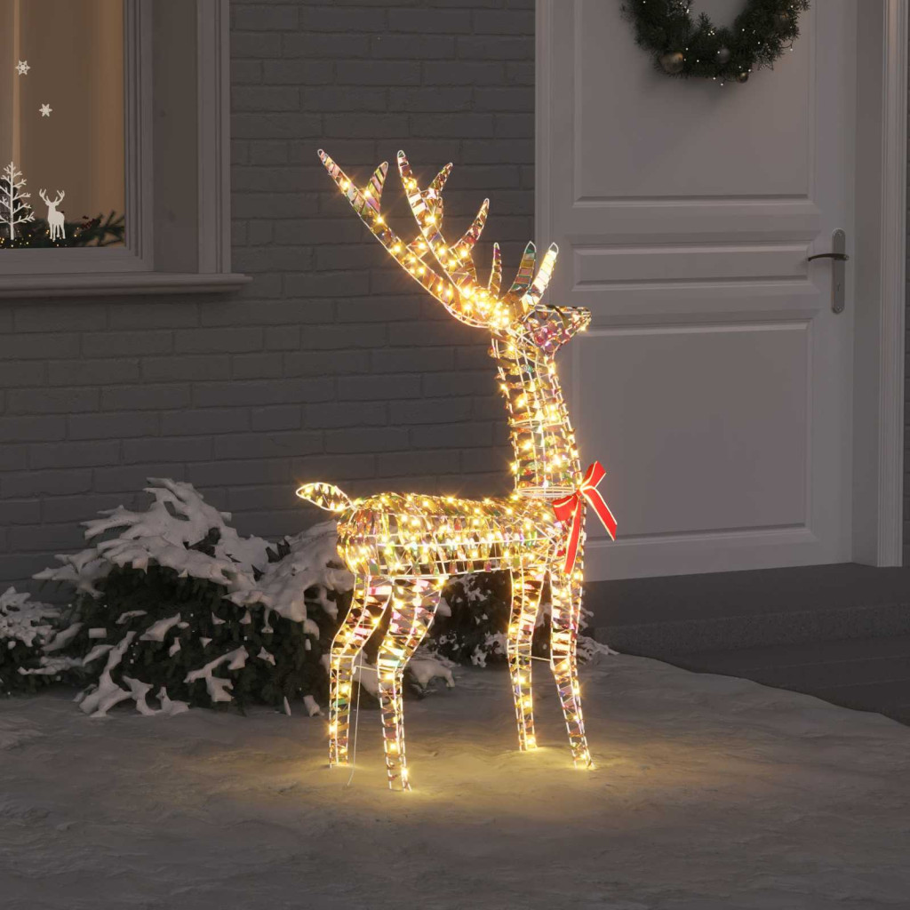 3D karácsonyi rénszarvas LOVIISA 140 LED Meleg fehér