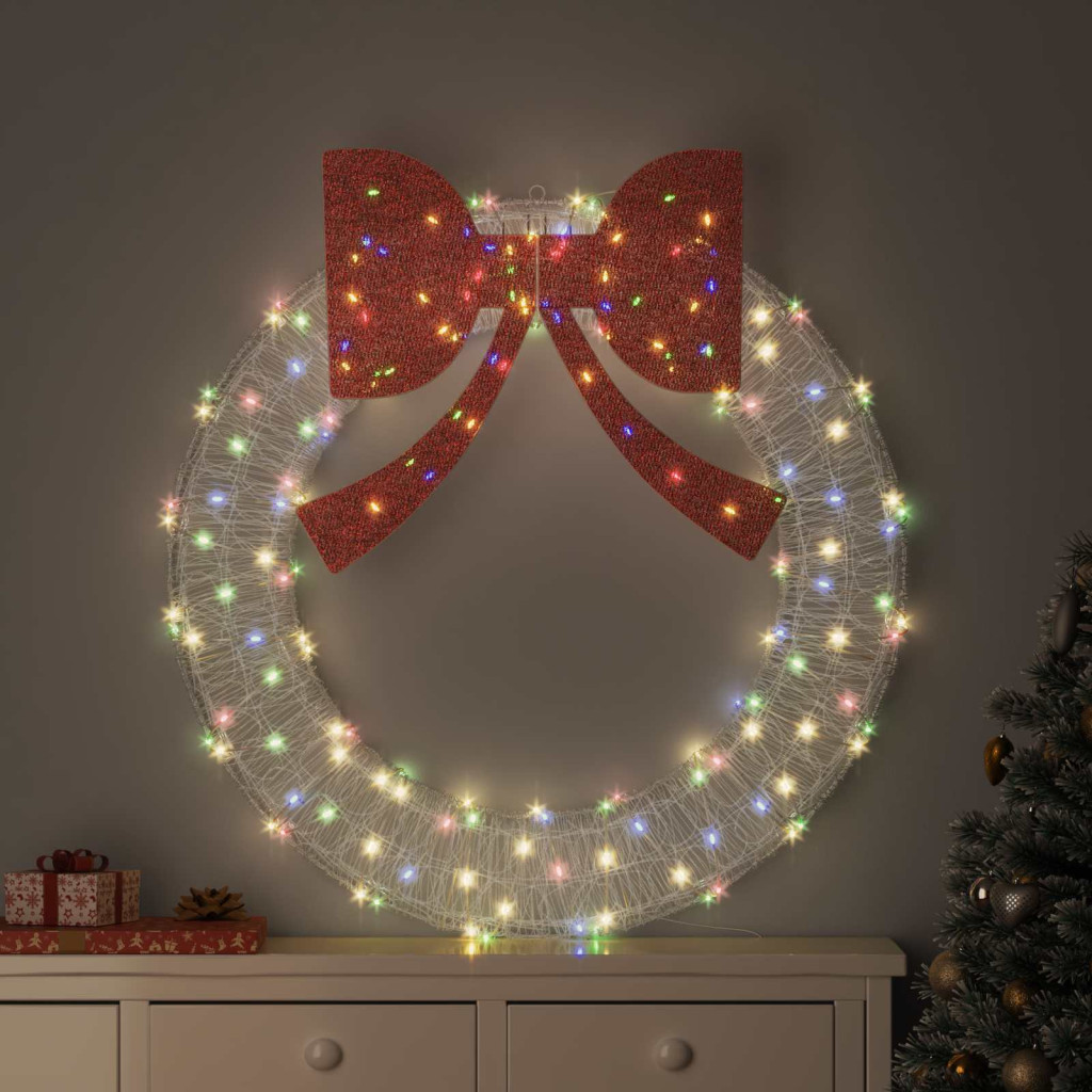 Koszorú 150 LED Sokszínű 120 cm Akril
