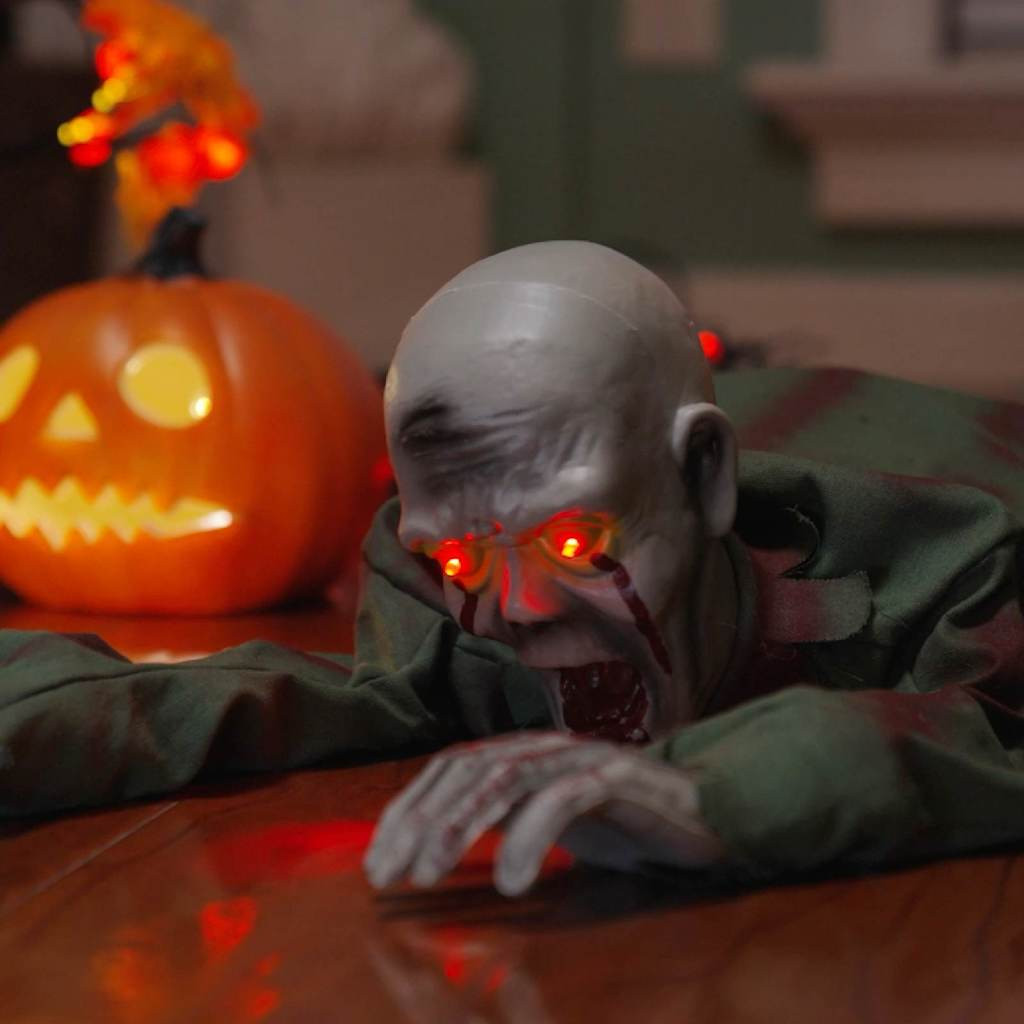 Halloween zombi dekoráció SPOOKA Zöld 110 x 50 x 21 cm