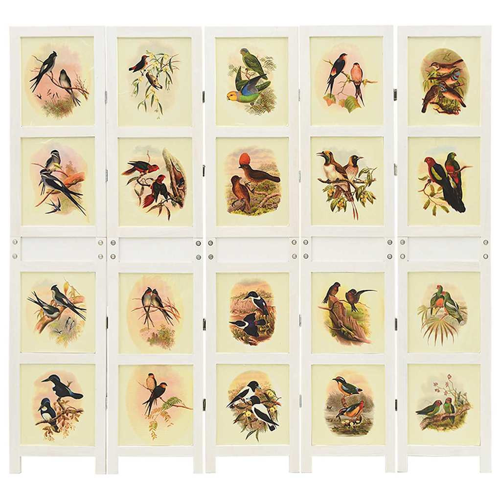 Térelválasztó panel fehér 176,5 x 165 cm MDF