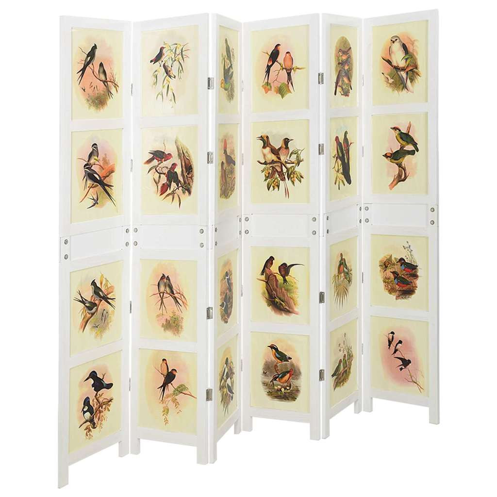Térelválasztó panel fehér 212 x 165 cm MDF