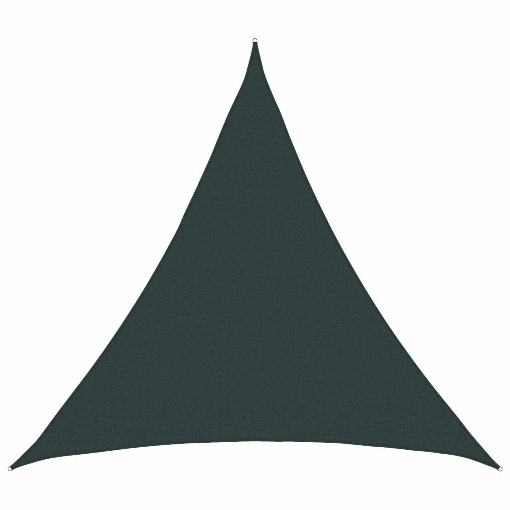 Napernyő Vászon 2 x 2 x 2 m HDPE Háromszögű Sötétzöld