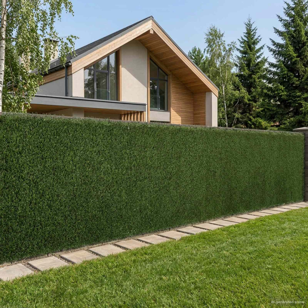 Műanyag Kerítés Világos zöld 1 x 3 m PVC és Acél