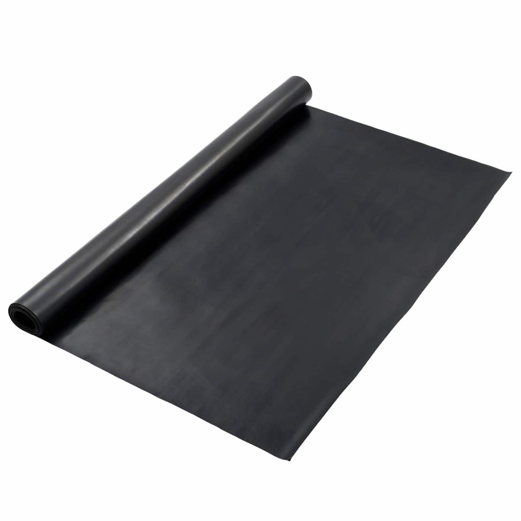 Padló Szőnyeg Fekete 1,2 x 2 m Gumi