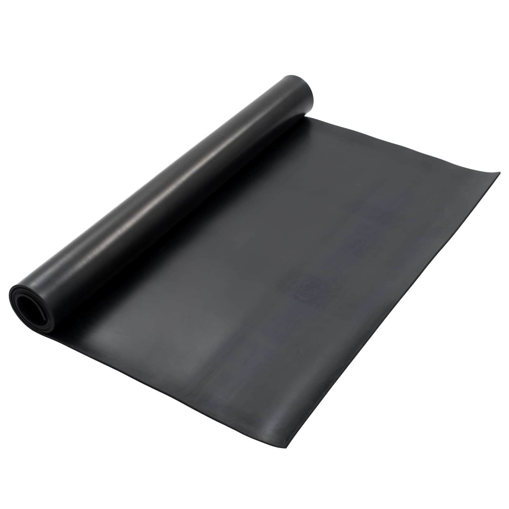 Padló Szőnyeg Fekete 1,2 x 2 m Gumi