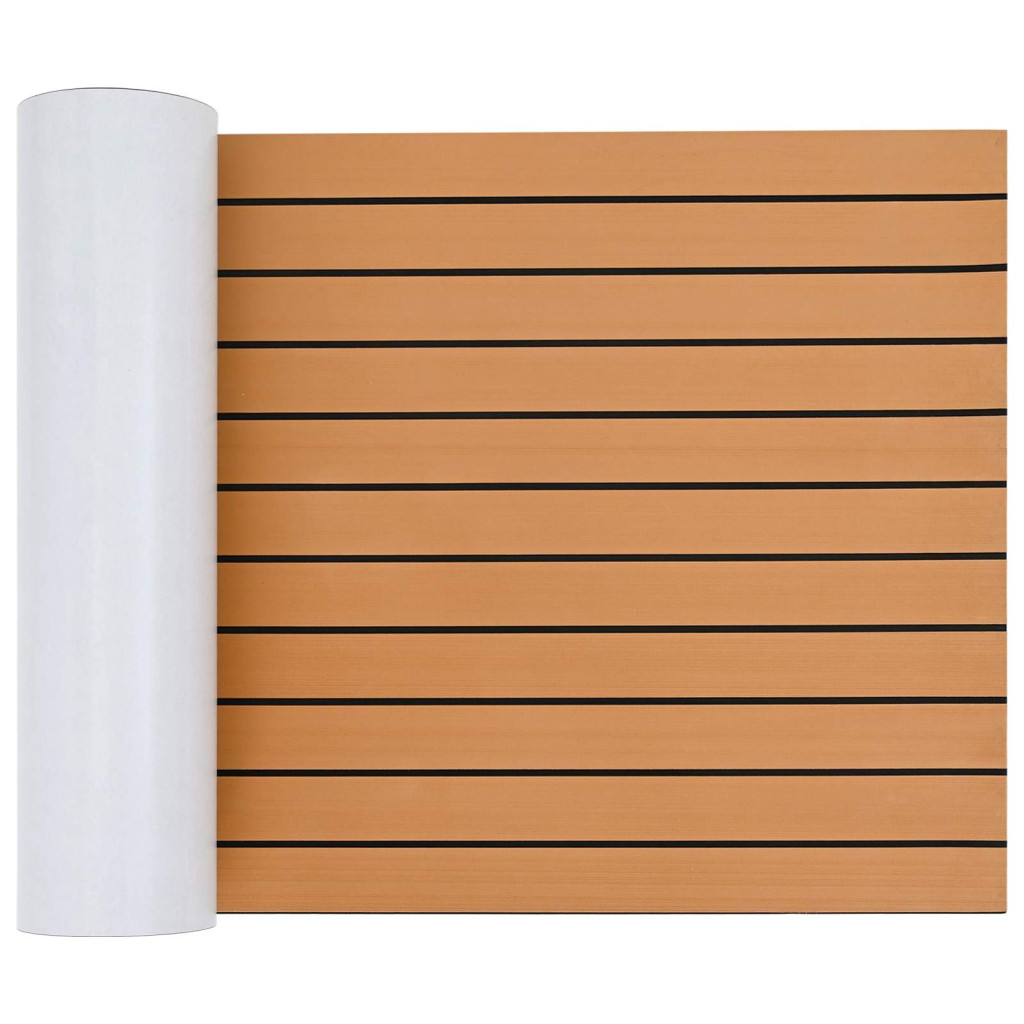 Csónak Szőnyeg Csíkos Barna és Fekete 240 x 60 cm EVA