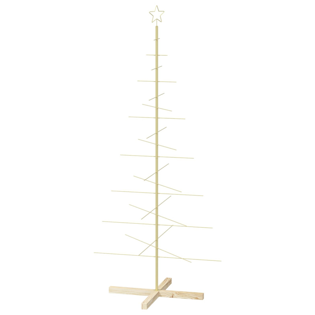 Fém karácsonyfa KUOPIO 180 cm Acél Arany