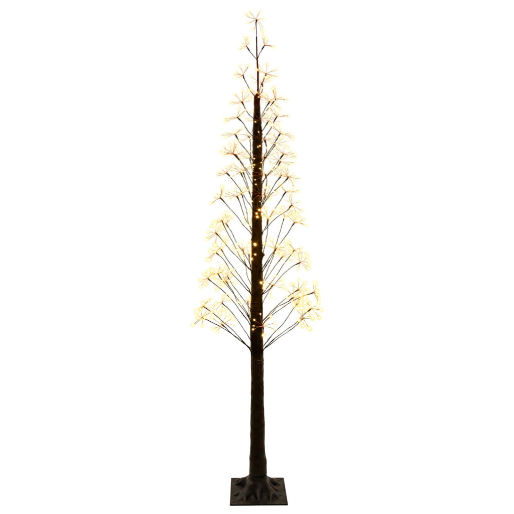 Karácsonyi csillagfény barna 25 x 25 x 210 cm műanyag 560 LED