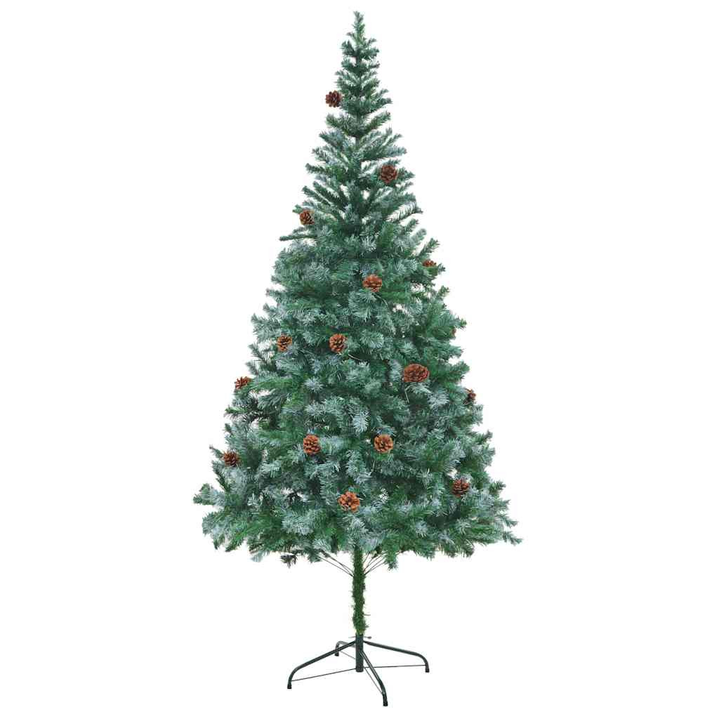 Műfenyő fenyőtobozokkal 210 cm