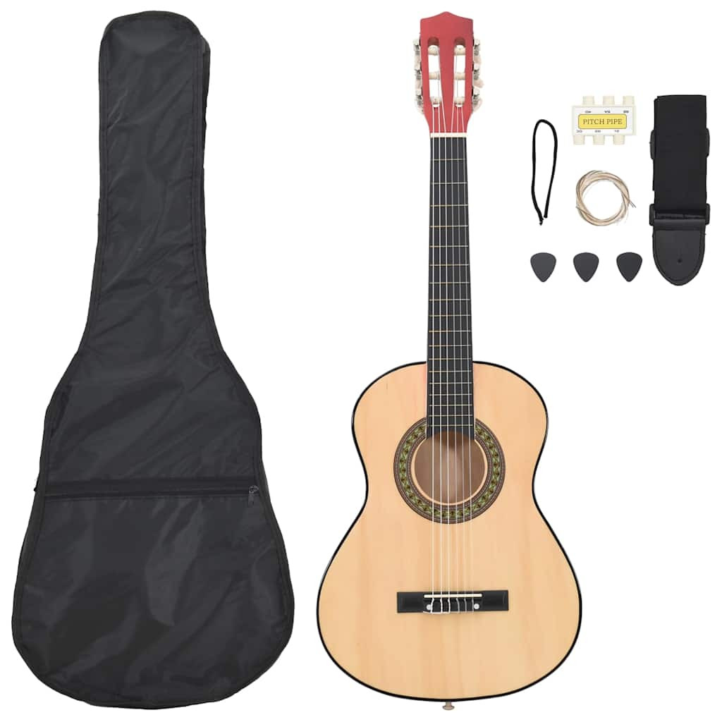 8 darabos klasszikus gitár gyerek kezdőkészlet 1/2 34