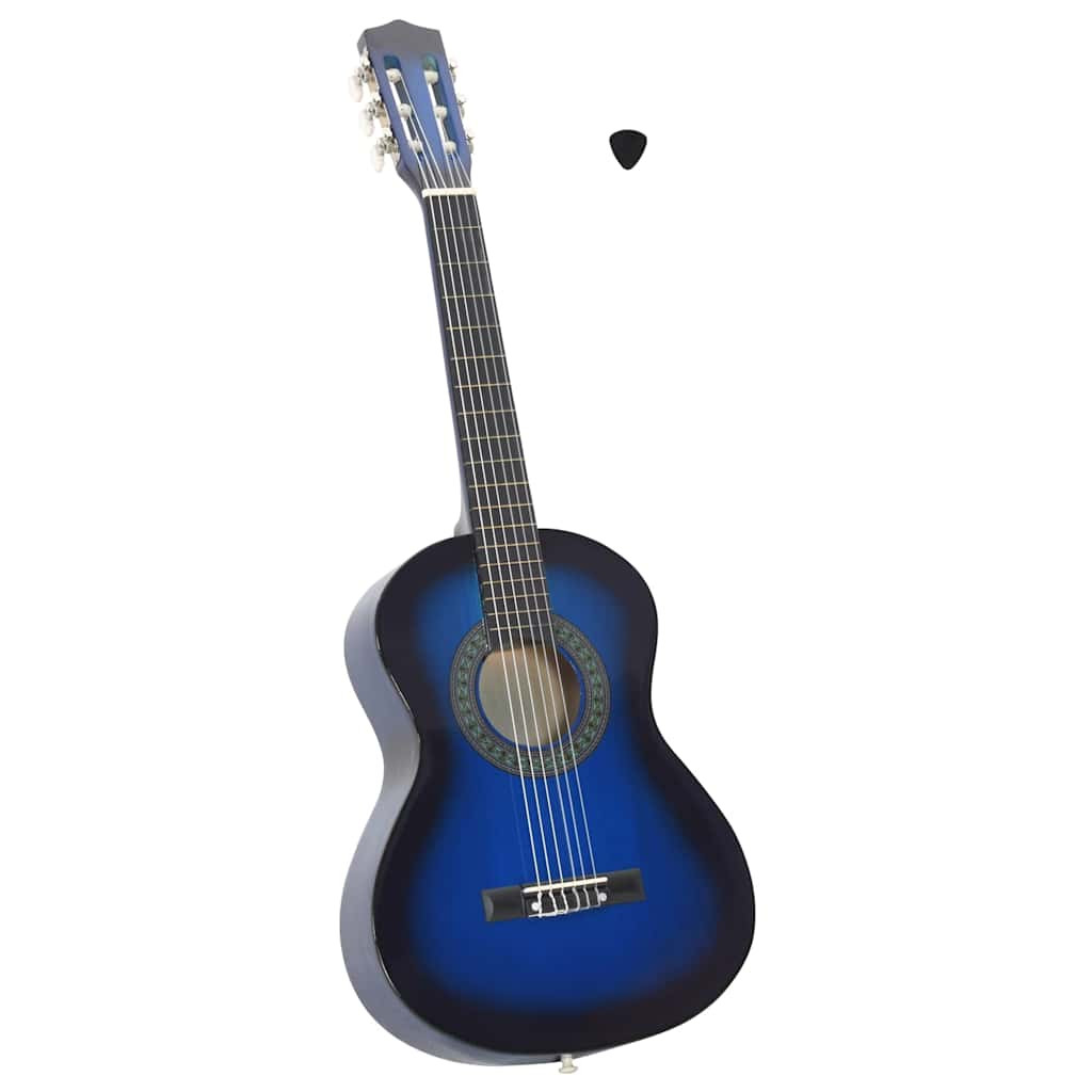 Kék klasszikus gitár kezdőknek és gyerekeknek 1/2 34