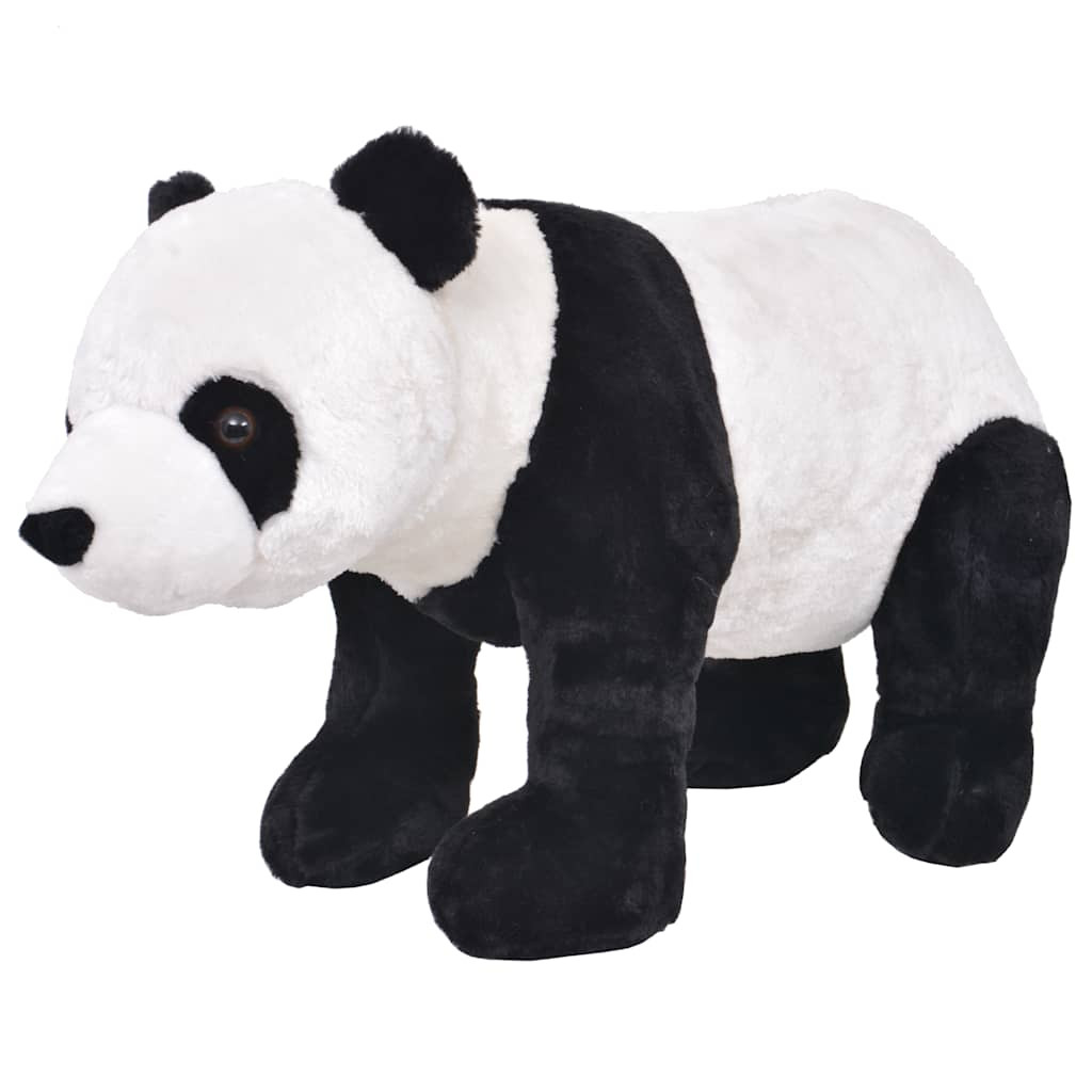 Fekete-fehér álló panda plüssjáték XXL