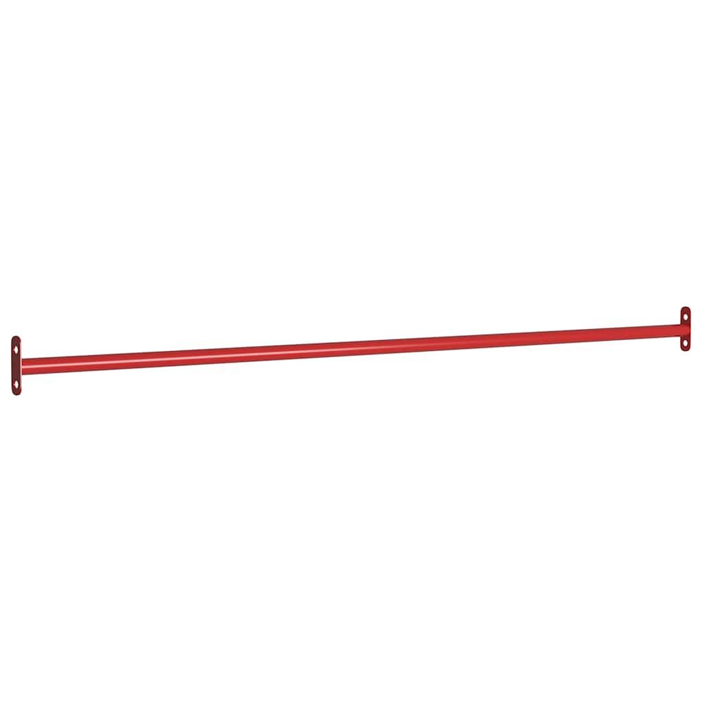 Piros acél húzódzkodó rúd 125 cm